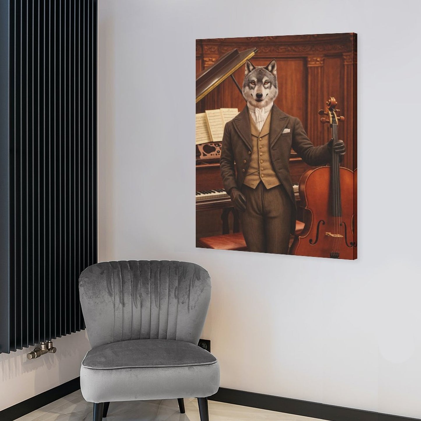 The Musician - Custom Pet Portrait With Your Photo