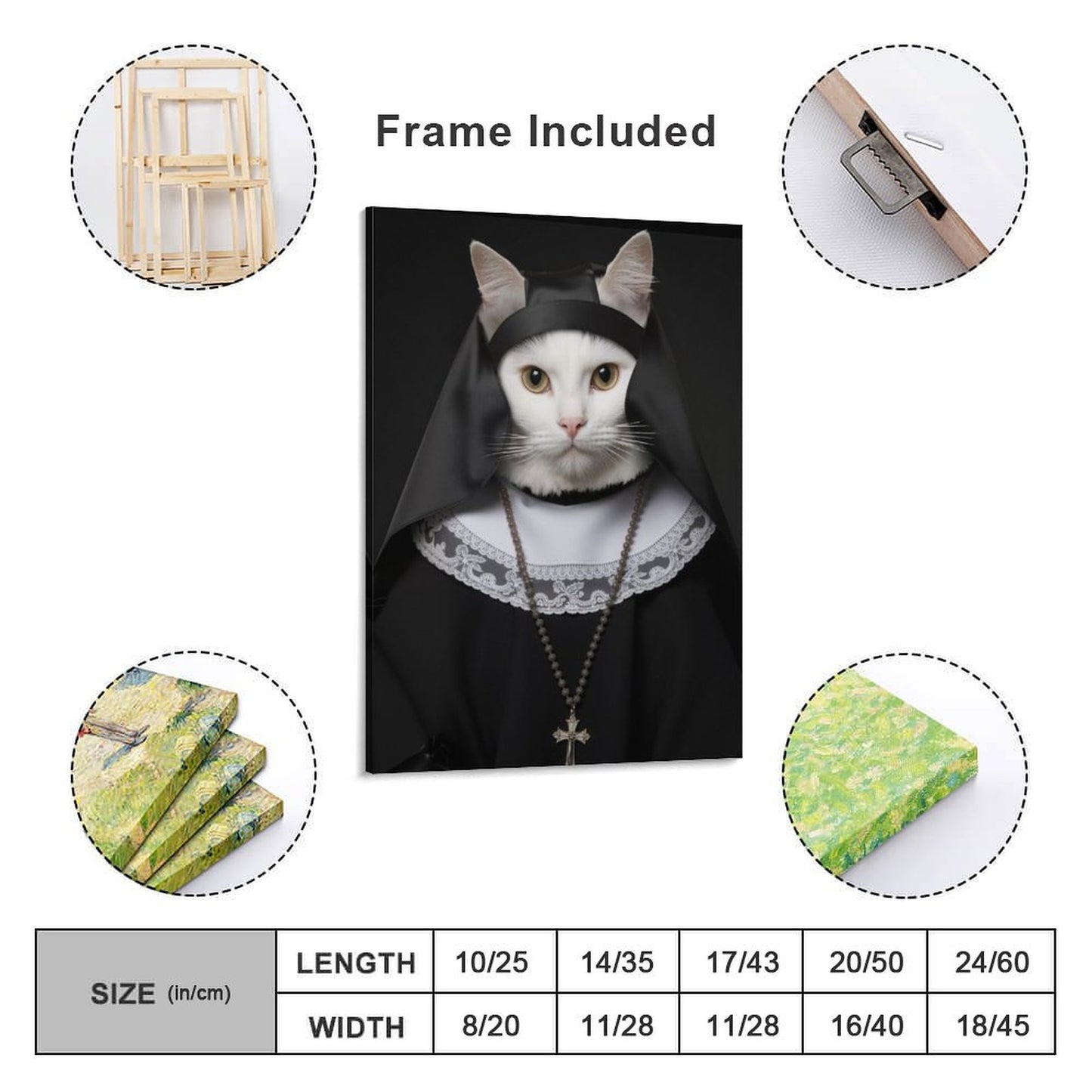 The Nun - Custom Pet Portrait With Your Photo