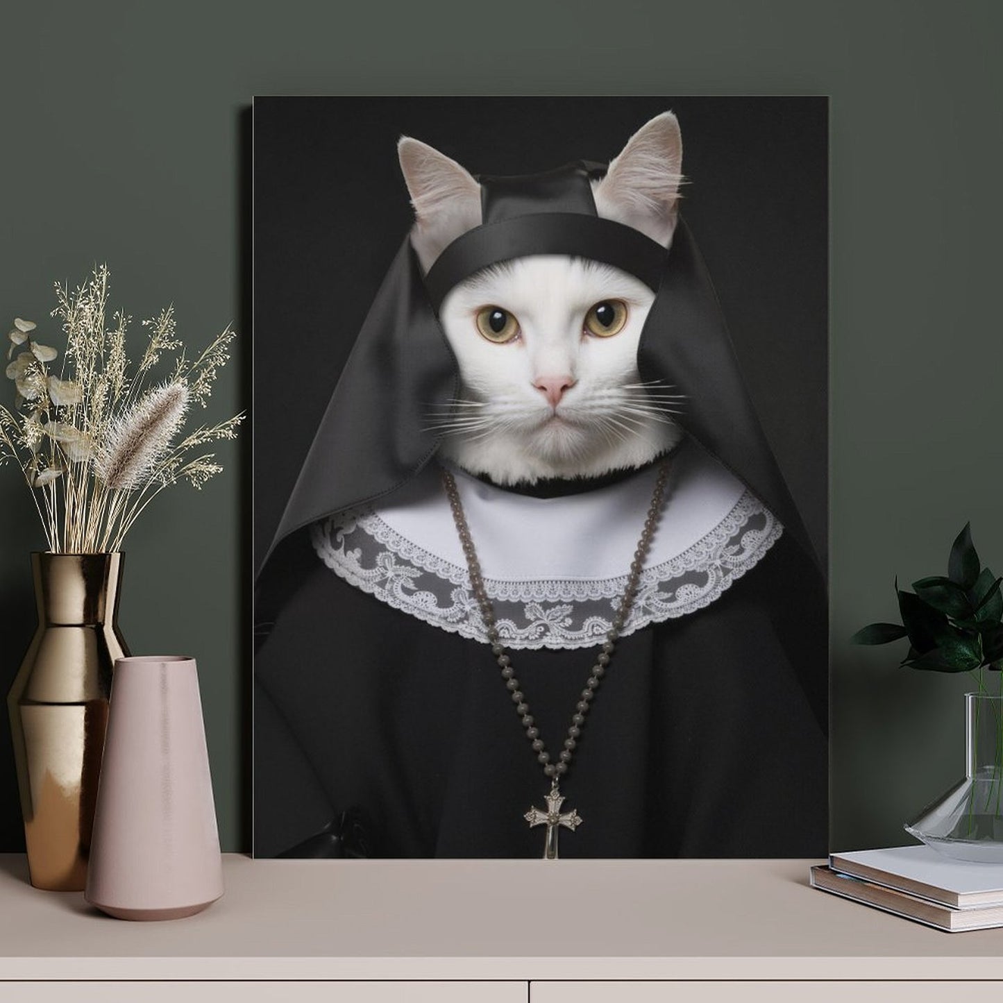 The Nun - Custom Pet Portrait With Your Photo