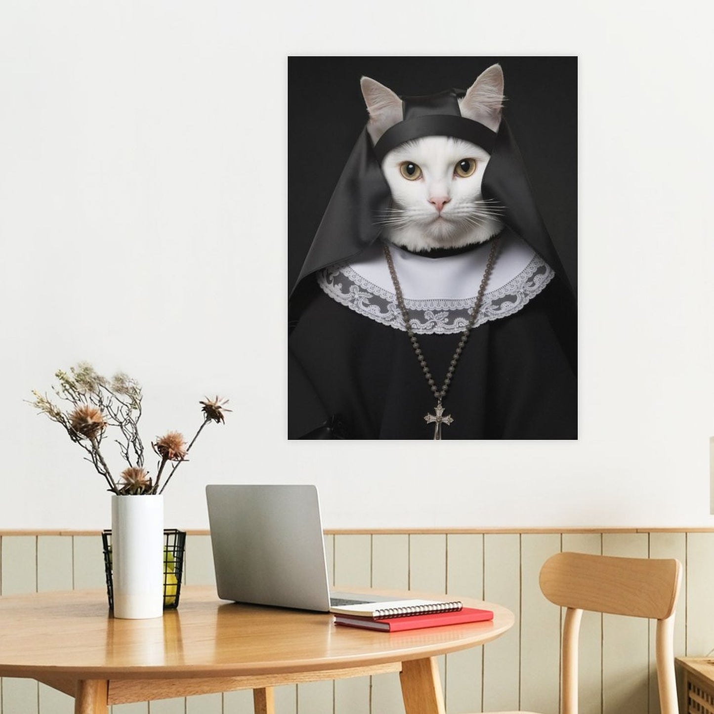 The Nun - Custom Pet Portrait With Your Photo