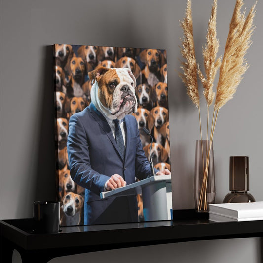 The Orator - Custom Pet Portrait With Your Photo
