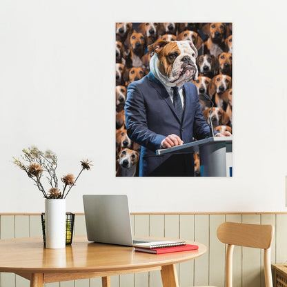 The Orator - Custom Pet Portrait With Your Photo