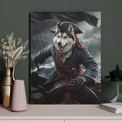 The Pirate - Custom Pet Portrait With Your Photo