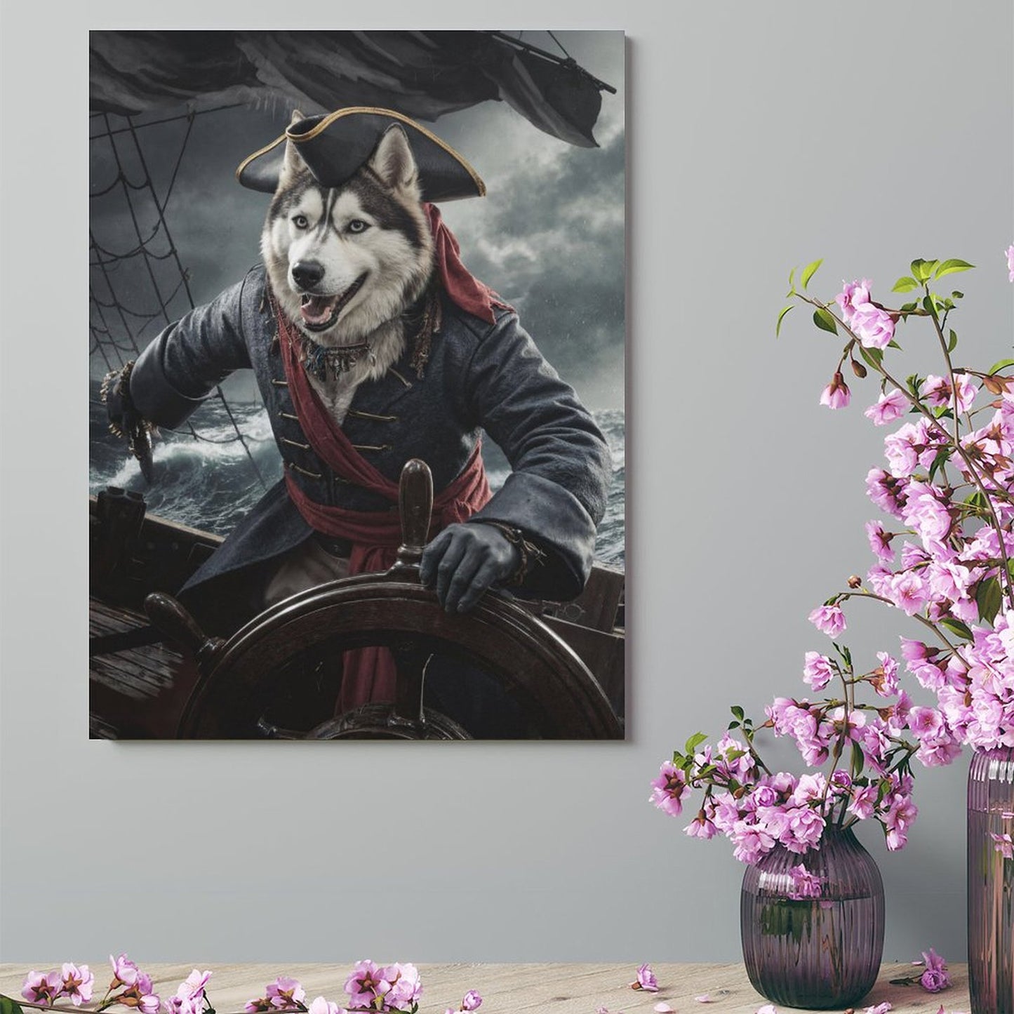 The Pirate - Custom Pet Portrait With Your Photo