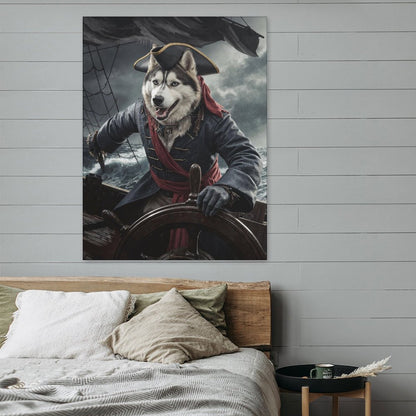 The Pirate - Custom Pet Portrait With Your Photo