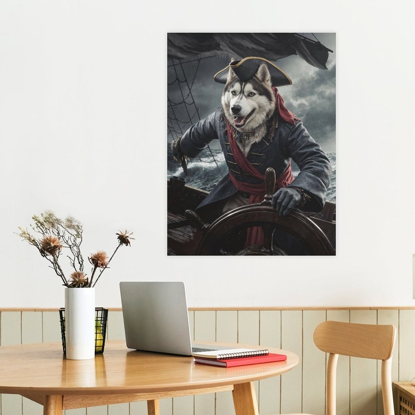 The Pirate - Custom Pet Portrait With Your Photo