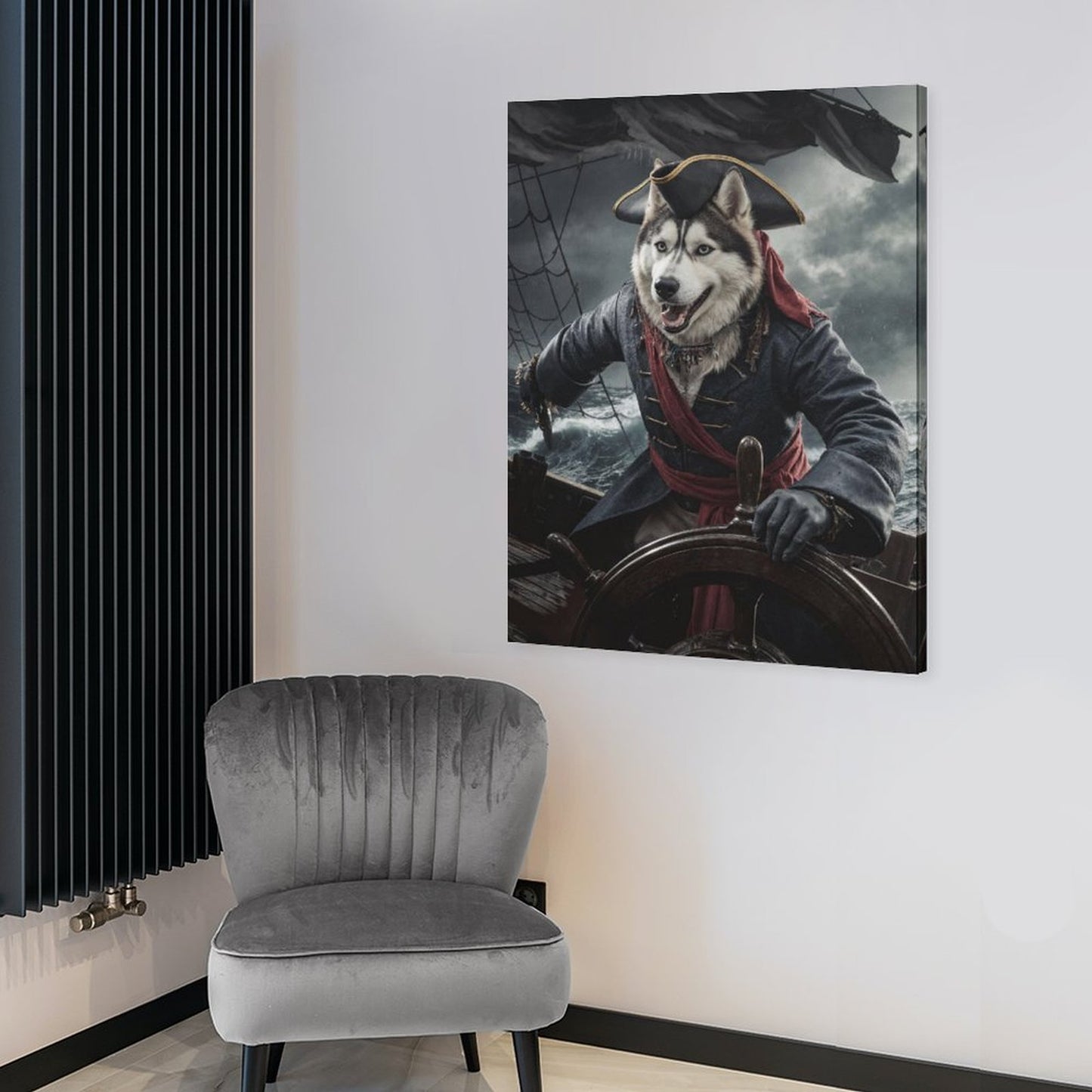 The Pirate - Custom Pet Portrait With Your Photo