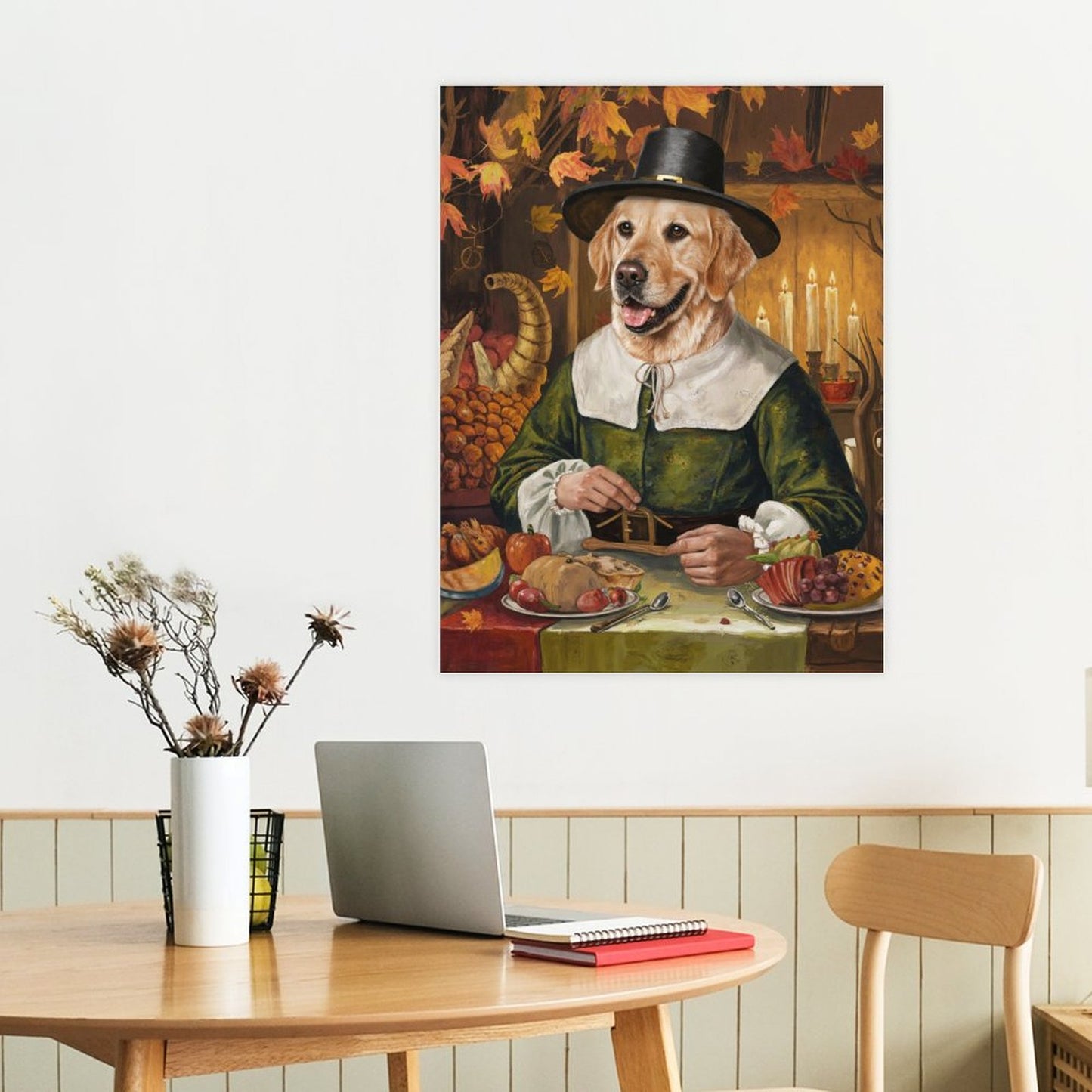 The Puritan - Custom Pet Portrait With Your Photo