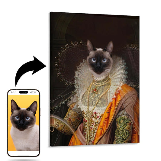 The Queen - Custom Pet Portrait With Your Photo