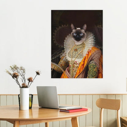 The Queen - Custom Pet Portrait With Your Photo