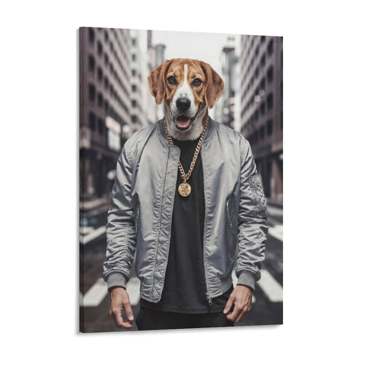The Rapper - Custom Pet Portrait With Your Photo