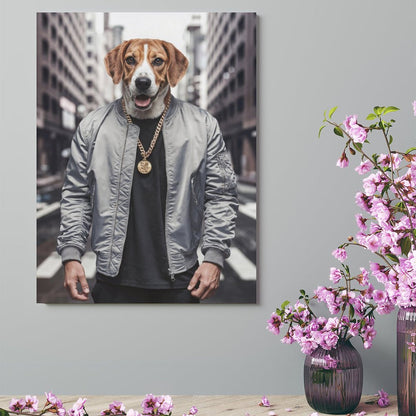 The Rapper - Custom Pet Portrait With Your Photo