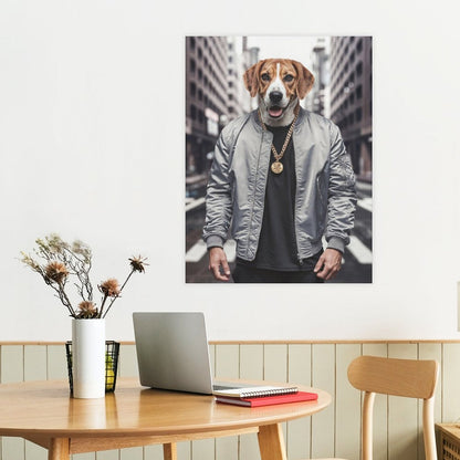 The Rapper - Custom Pet Portrait With Your Photo