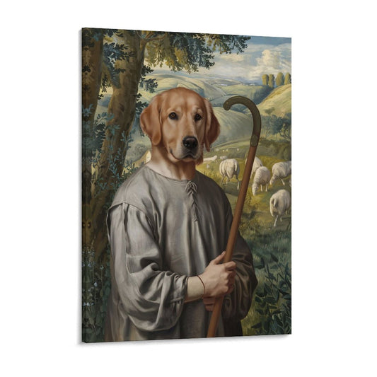 The Shepherd - Custom Pet Portrait With Your Photo