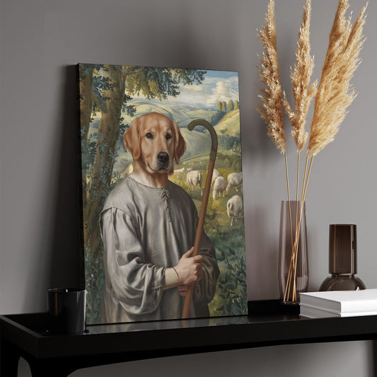 The Shepherd - Custom Pet Portrait With Your Photo
