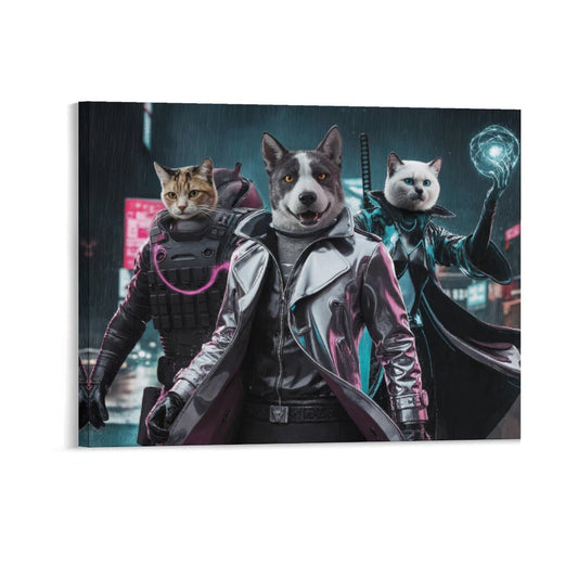 The Three Musketeers - Custom Pet Portrait With Your Photo