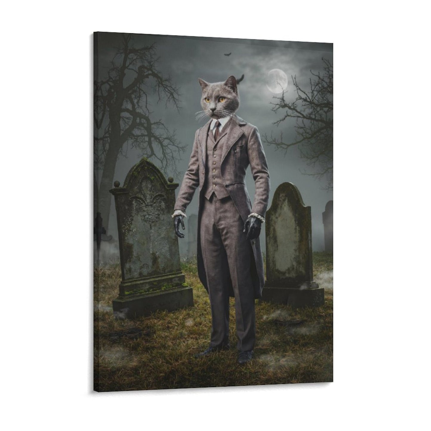 The Vampire - Custom Pet Portrait With Your Photo