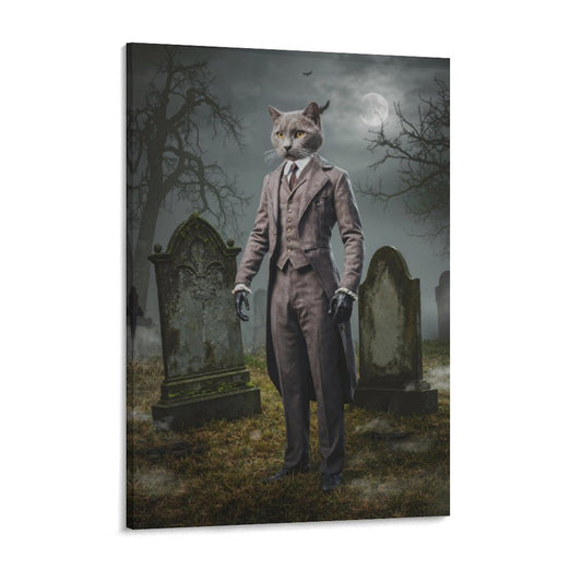 The Vampire - Custom Pet Portrait With Your Photo