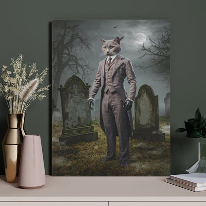 The Vampire - Custom Pet Portrait With Your Photo