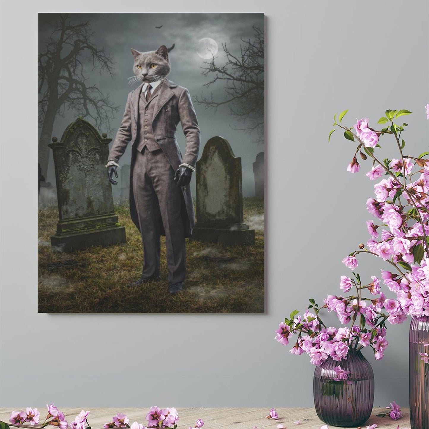 The Vampire - Custom Pet Portrait With Your Photo