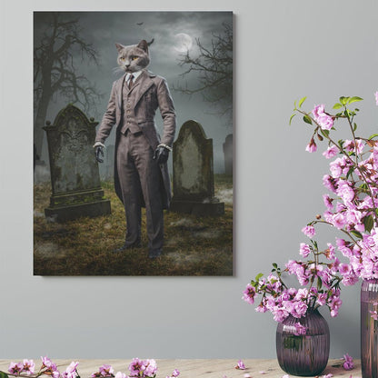 The Vampire - Custom Pet Portrait With Your Photo