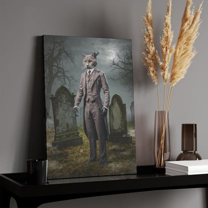 The Vampire - Custom Pet Portrait With Your Photo