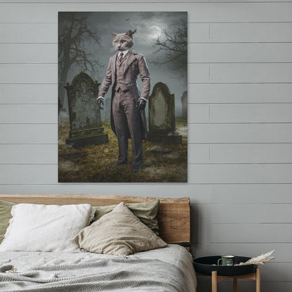 The Vampire - Custom Pet Portrait With Your Photo