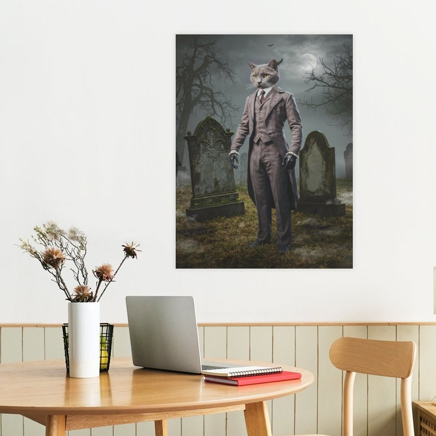 The Vampire - Custom Pet Portrait With Your Photo