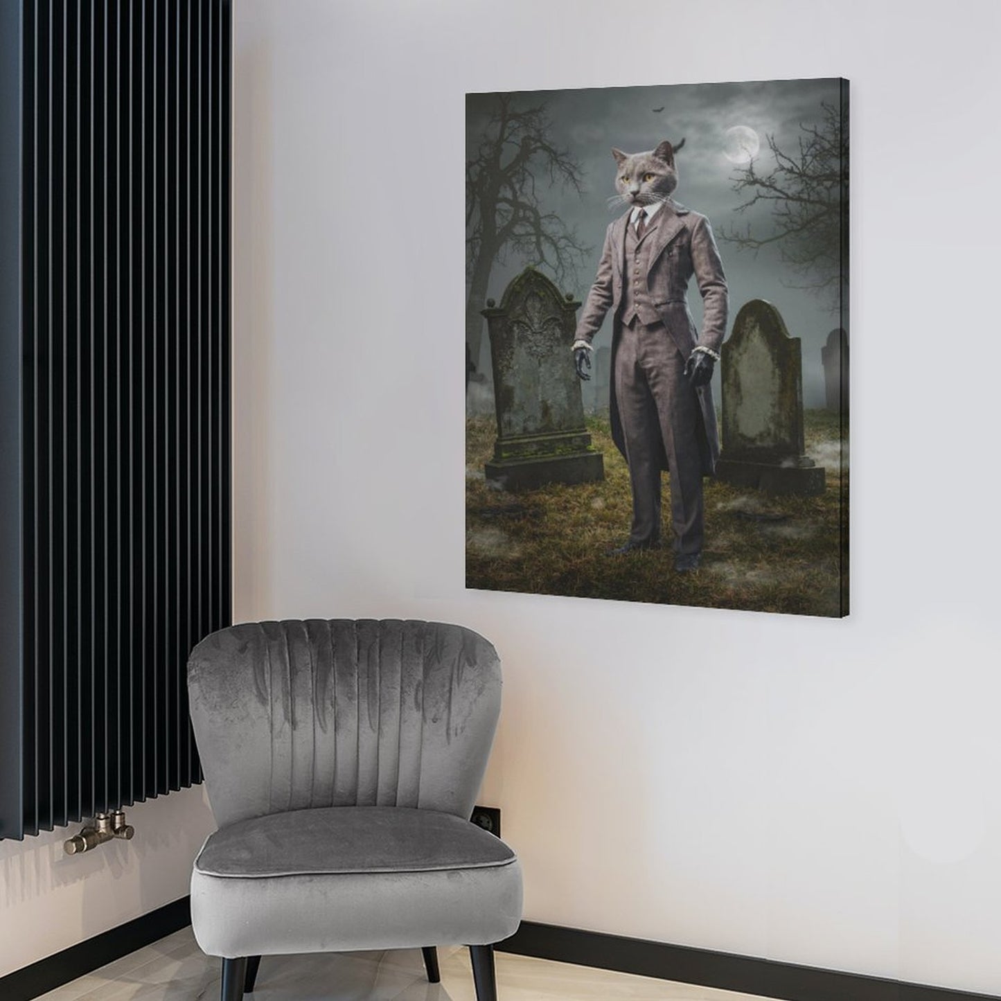 The Vampire - Custom Pet Portrait With Your Photo