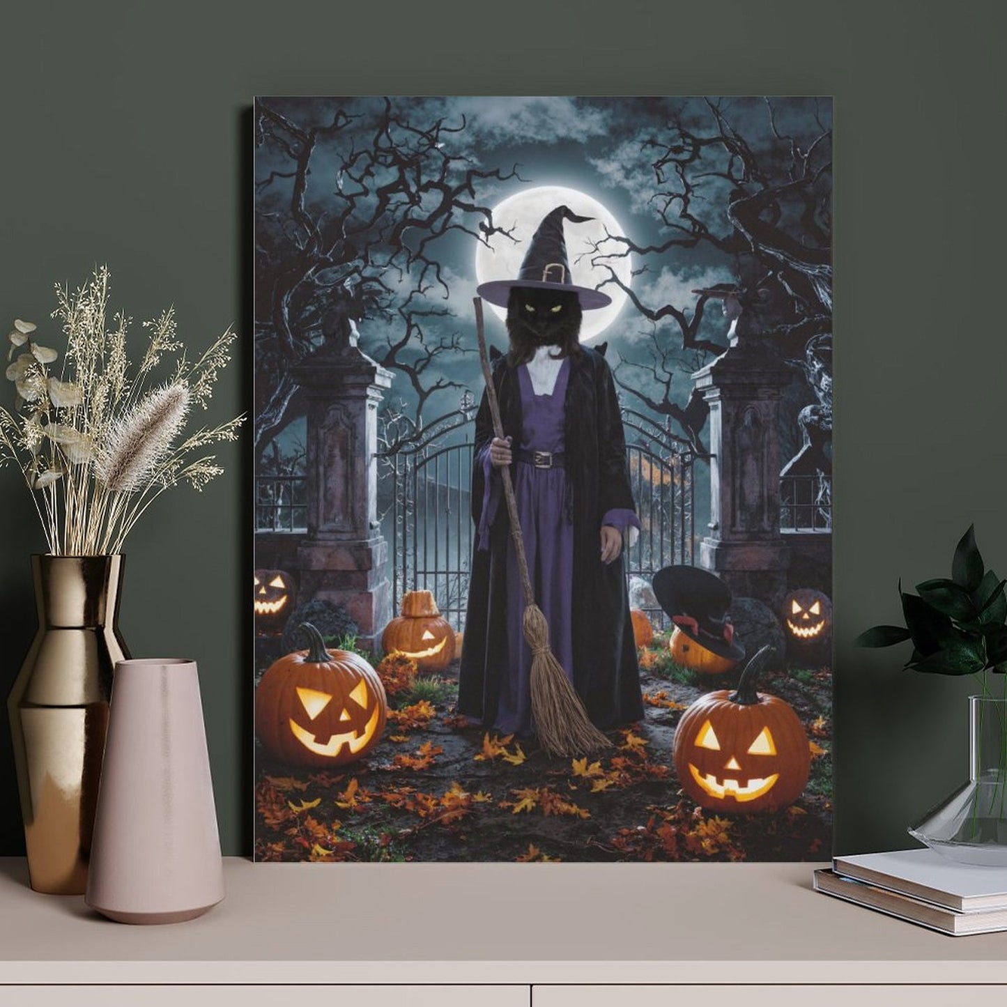 The Witch - Custom Pet Portrait With Your Photo