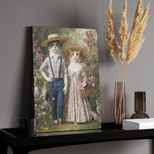 The Young Couple - Custom Pet Portrait With Your Photo